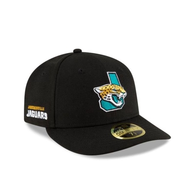 Jacksonville Jaguars Gorra | New Era NFL Logo Mix Low Profile 59fifty Fitted Cap Mexico - Negros